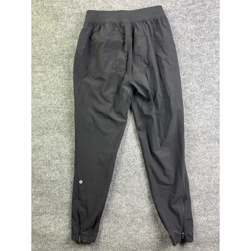 Lululemon Adaptive State Joggers Womens‎ 4 Black High Rise Ankle Zip LW5CYMS
